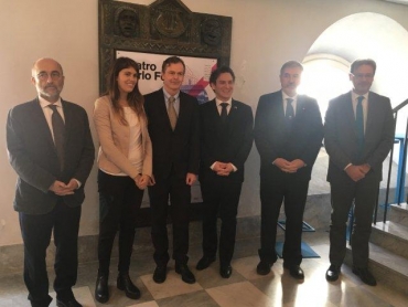 da sinistra: Maurizio Roi, Elisa Serafini, Greg French, Daniel Smith, Marco Bucc