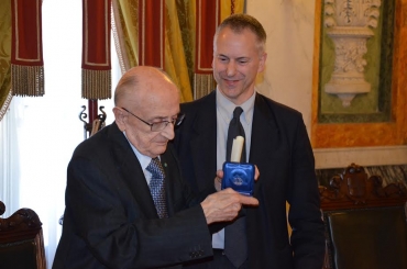 Il Sindaco Marco Doria e Eugenio Vitale