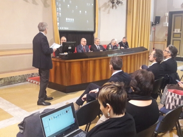 il segretario generale Caviglia, l'assessore Vinacci e i rappresentanti delle st