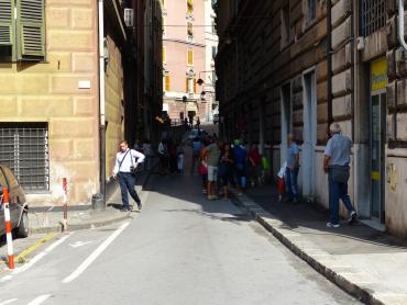 Via Vallechiara pedonalizzata 16 settembre 2014