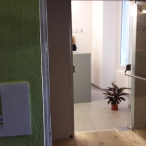 interni della nuova sede di Sviluppo Genova in via san Giorgio 1
