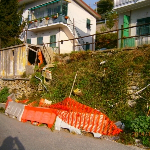 muro prima dell'intervento