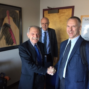  Il Sindaco Doria con Alberto Sangiovanni Vincentelli a Berkeley