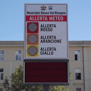 primo piano pannello via Canevari