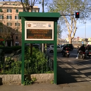 pannello vista frontale