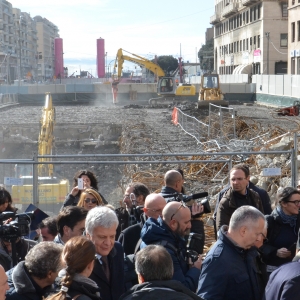 Visita del Ministro Galletti e di Mauro Grassi a Genova per i cantieri del Bisag
