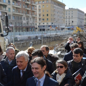 Visita del Ministro Galletti e di Mauro Grassi a Genova per i cantieri del Bisag